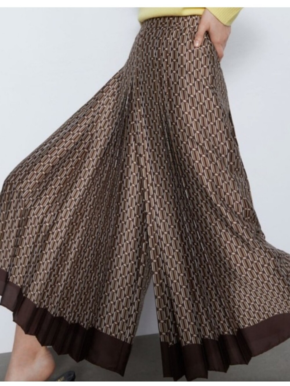 NWT Zara XL Palazzo Pants Pleated
